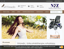 Tablet Screenshot of ortmedic.pl